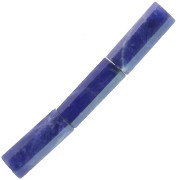 Perline a tubo sfaccettato in pietra gemma 15x5 mm - Sodalite x5|raw }}