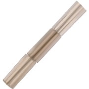 Perline sfaccettate in tubo di pietra gemma 15x5 mm - Quarzo sfumato x5|raw }}