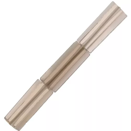 Perline sfaccettate in tubo di pietra gemma 15x5 mm - Quarzo sfumato x5
