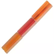 Perline sfaccettate in tubo di pietra preziosa 15x5 mm - Agata rossa x5