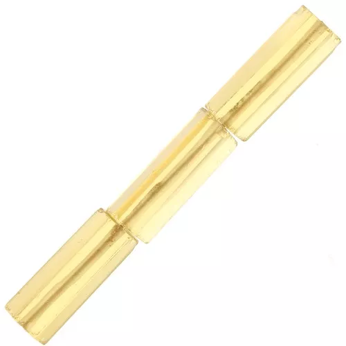 Perla sfaccettata 15x5 mm in pietra semipreziosa - Idro citrino x5