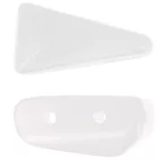 Perle di vetro Vexolo 5x8 mm - Alabastro x30