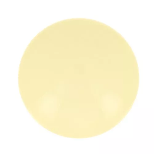 Cabochon opaco in resina 12 mm - Giallo pastello x1