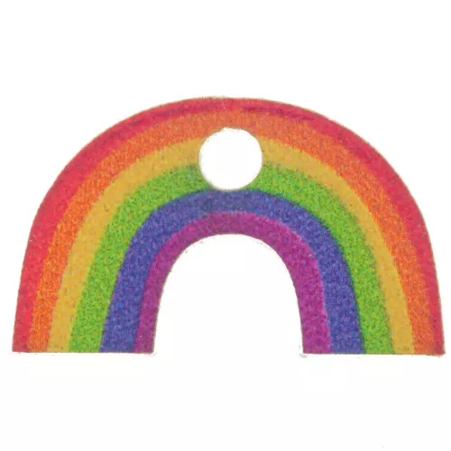 Plexiglas Arcobaleno Charm 8x13 mm - Multicolore x1