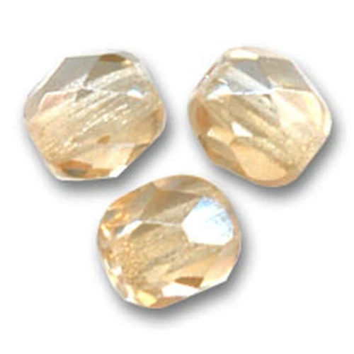 Cristallo sfaccettato 4 mm Champagne Luster x50