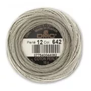 Cotone perlè DMC n°12 Sand (642) x120m