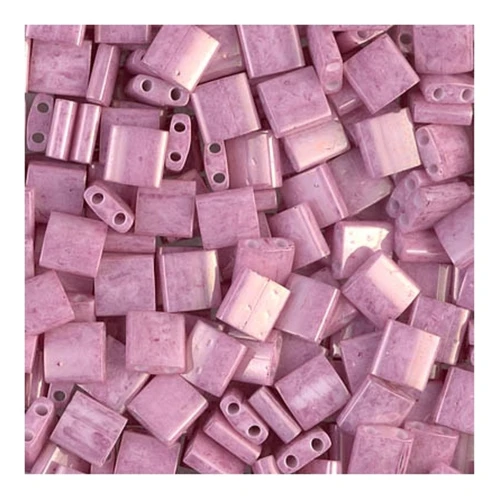 Miyuki Tila Beads 5x5x1.9 mm TL-0599 - Op Antique Rose Luster x10g