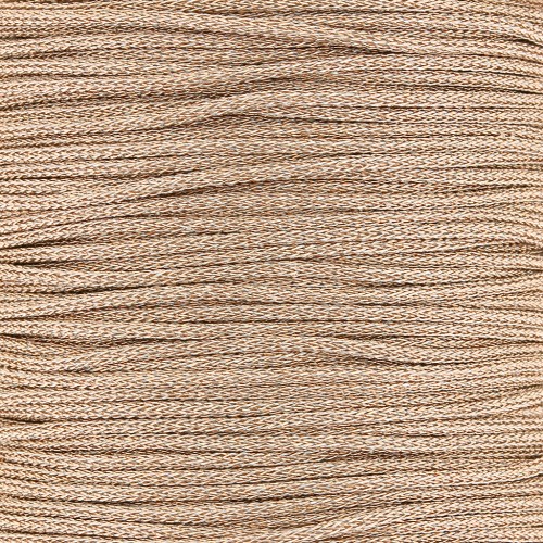 Bobina di filo di poliestere metallico 1 mm oro rosa x 20 m