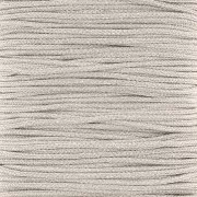 Bobina di filo di poliestere metallico 1 mm argento x 20 m