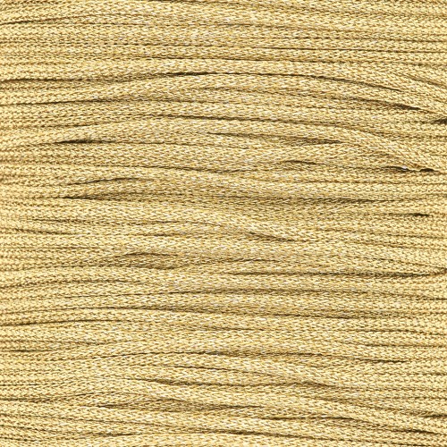 Bobina di filo di poliestere metallico 1 mm oro x 20 m