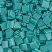 Miyuki Tila Beads 5x5x1.9 mm TL-0412 - Op Turquoise Green x10g|raw }}