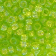 Rocaille Toho 15/0 TO15R164 - Transparent Rainbow Lime Green|raw }}