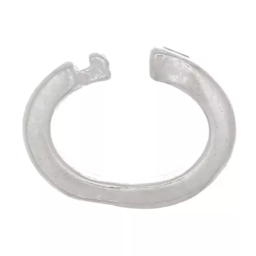 Anelli di chiusura ovali 5,5x4x1,2 mm in argento 925 x4