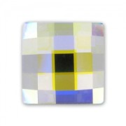 Cabochon PureCrystal 2493 quadrato mm. 10 Crystal AB|raw }}
