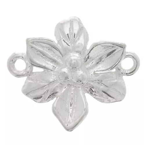 Distanziatore fiore 15x13 mm - Argento 925 x1