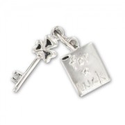 Ciondolo for luck mm. 19 Argento 925 x1|raw }}