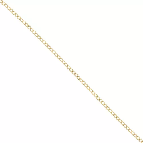 Catena maglia forzatina in gold filled 1,7 mm x 50cm
