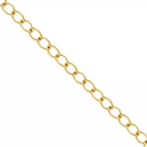 Catena maglia forzatina 4,4 mm Gold filled x20cm