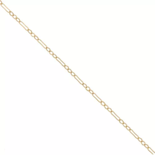 Catena figaro 2.1 mm Gold filled x50cm