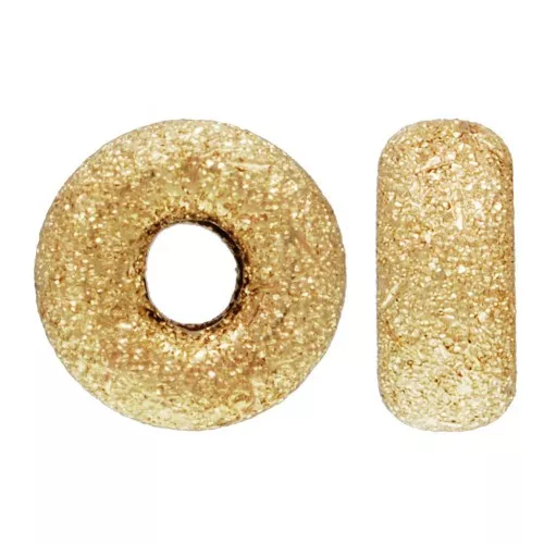 Rondella diamantata - Disco piatto - 3x1.6 mm - Gold filled x1