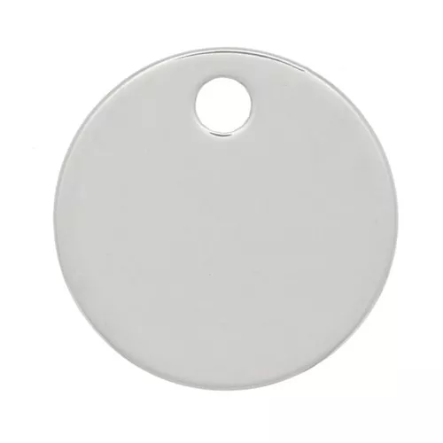 Ciondolo mm. 8 da incidere Argento 925 x1