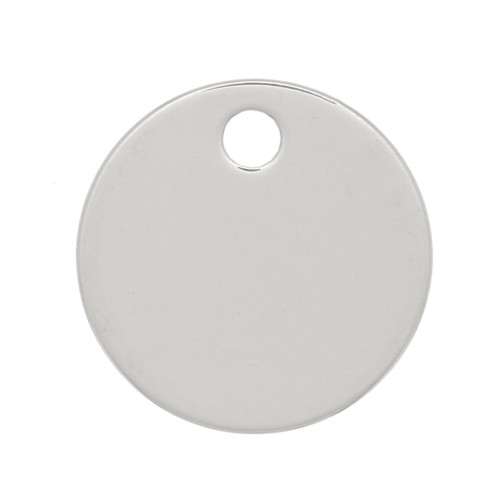 Ciondolo mm. 6 da incidere Argento 925 x1