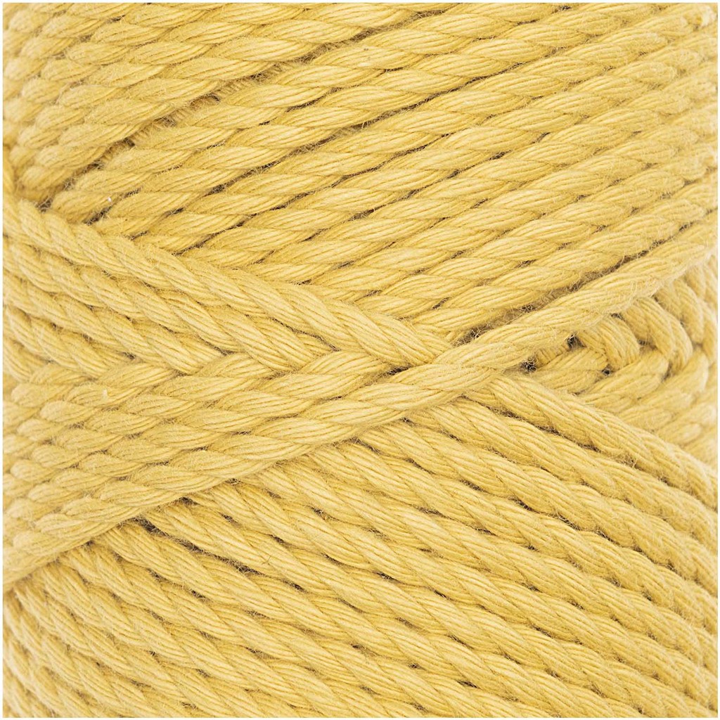 Bobbiny Jumbo 9 mm intrecciato macramè (rosa pastello) 100 m