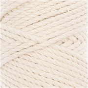 Bobina di corda di cotone Macramé 3mm Skinny Ecru x 55m