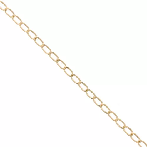 Catena a maglia mm. 2,8 Dorato con oro finox m. 1