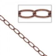 Catena a maglia mm. 2,8 rame antico x m. 1|raw }}