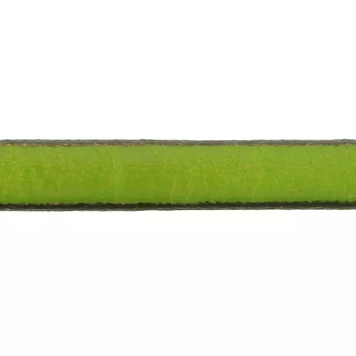 Laccetto cuoio mm. 5x2 Pistacchio x30cm