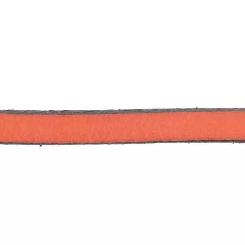Laccetto cuoio mm. 5x2mm Arancio x30cm