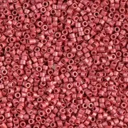 Miyuki Delica Duracoat 11/0 DB1841F - Galvanized Mat Light Cranberry x8g