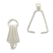 Anellini per pendenti mm. 10 argentato x5|raw }}