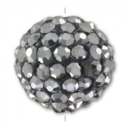 Tonda plastilina strass coreano mm.  12 Jet Hematite  x1|raw }}