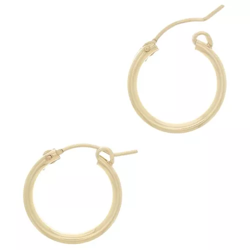 Orecchini a cerchio in Gold filled 18,5 mm x2