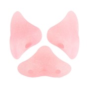 Perle in vetro Hélios® di Puca®  6x10 mm - Rose Opal Mat x10g