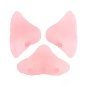 Perle in vetro Hélios® di Puca®  6x10 mm - Rose Opal Mat x10g