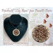 Minos® di Puca® 2.5x3 mm Rose Opal Gold Splash x5g