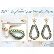 Minos® di Puca® 2.5x3 mm Opaque Blue Turquoise Luster x5g