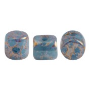 Minos® di Puca® 2.5x3 mm Opaque Blue Turquoise Bronze x5g