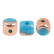 Minos® di Puca® 2.5x3 mm Opaque Blue Turquoise Capri Gold x5g