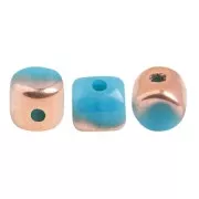 Minos® di Puca® 2.5x3 mm Opaque Blue Turquoise Capri Gold x5g