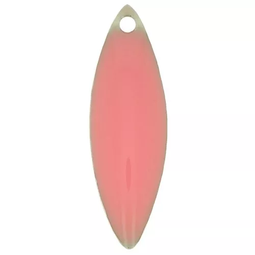 Zecchino in metallo e resina epossidica navetta 16x5 mm - Rosa chiaro x6