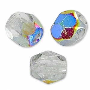 Sfaccettate mm. 4 Crystal Vitrail x50