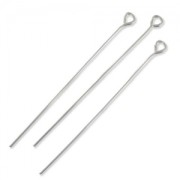 Spillo con anello in Acciaio inox mm. 50x0.8 x10|raw }}