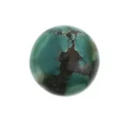 Cabochon rotondo da 15 mm in turchese naturale x1