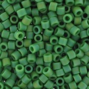 Miyuki Delica 10/0 DBM0877 - Mat Opaque Green AB|raw }}
