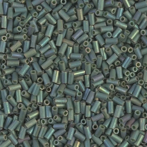 Bugles Miyuki mm. 3 BGL1-2031 - Mat Met Sage Green Luster x10g
