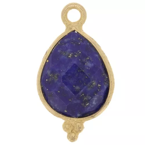 Ciondolo sfaccettato con palline 16x9 mm Arg.925 - Lapis